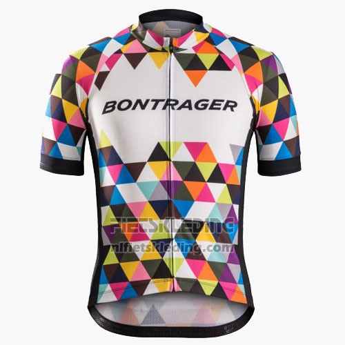 2016 Fietskleding Trek Bontrager Zwart en Wit Korte Mouwen en Koersbroek